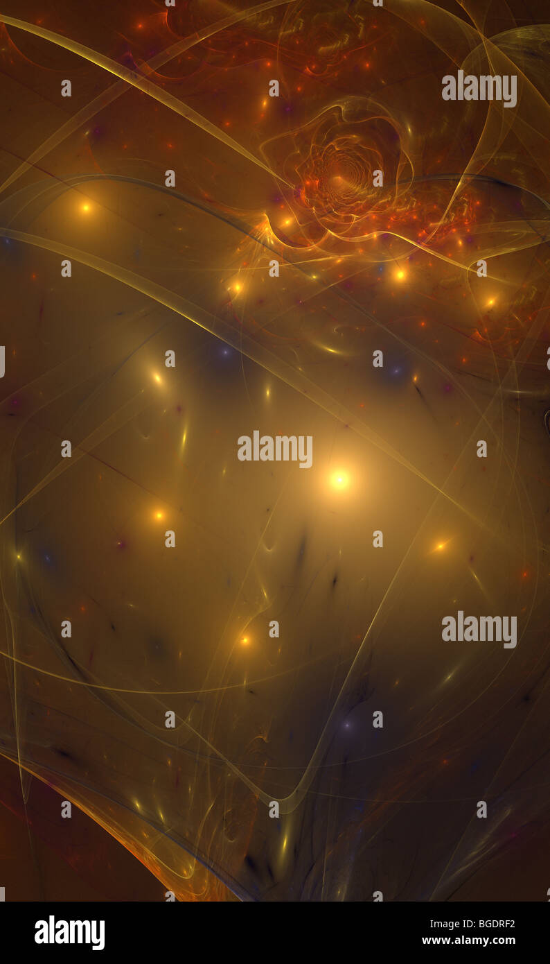 Sfondo di fantasia o illustrazione di spazio Foto Stock