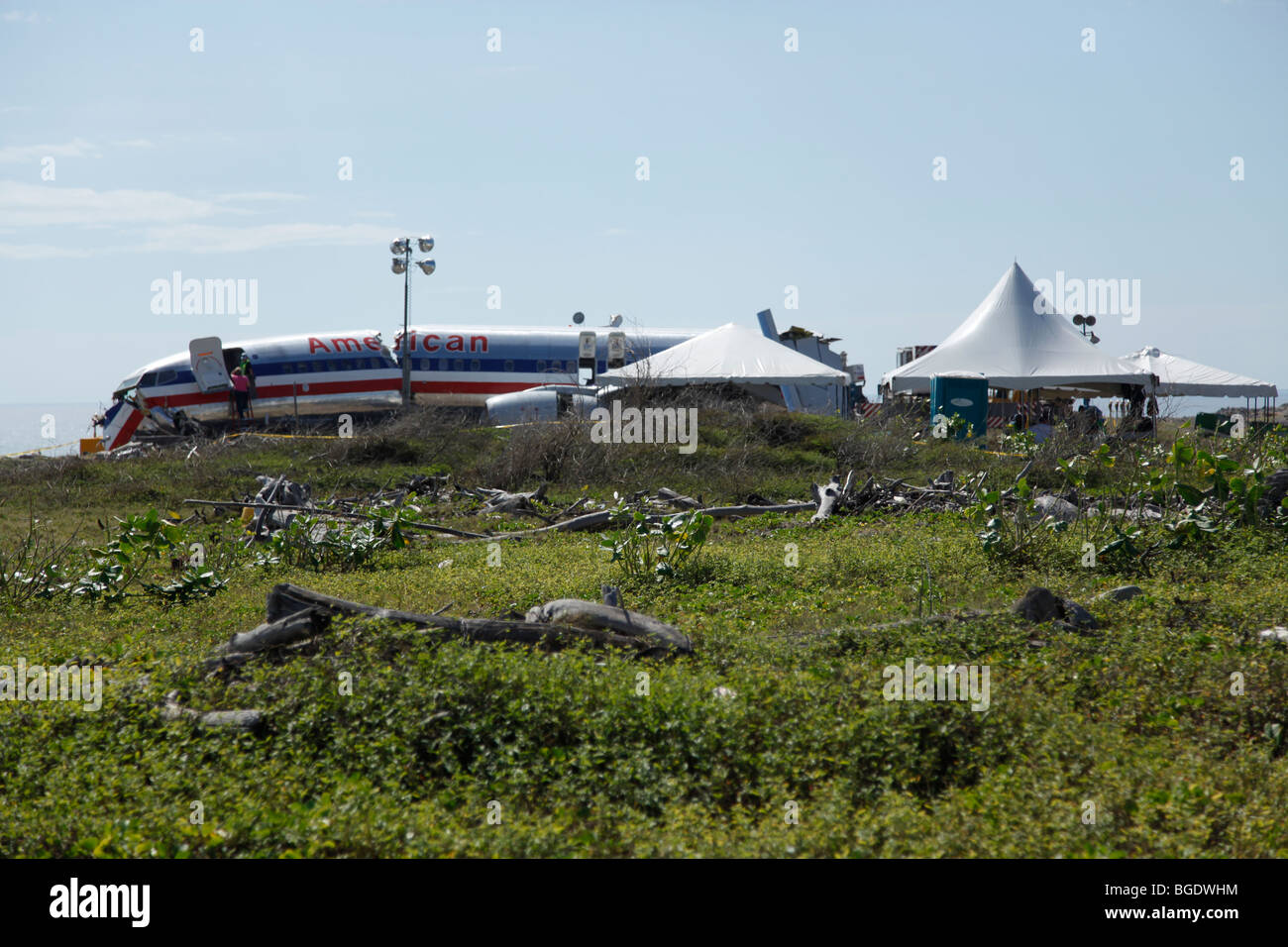 Voli American Airlines AA331 crash Foto Stock