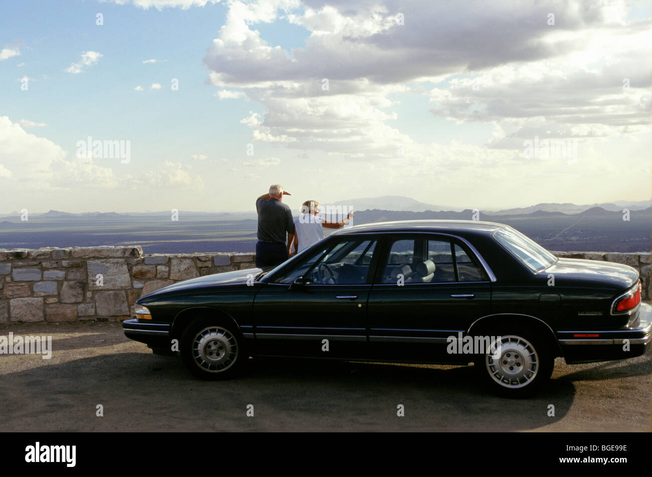 Vista lungo la Route 71, Arizona, Stati Uniti d'America Foto Stock