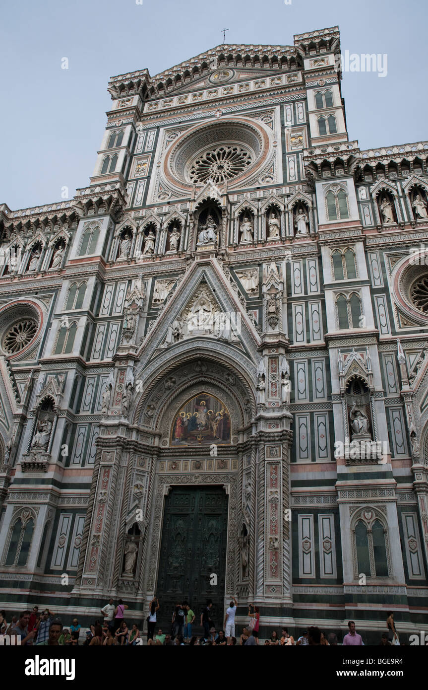 La Basilica di Santa Maria del Fiore (Duomo di Firenze Foto Stock