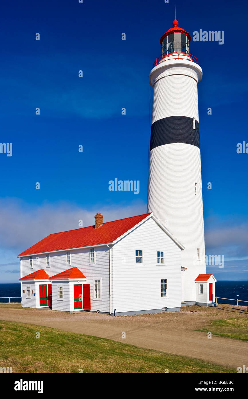 Punto Amour Faro, una provinciale sito storico al punto Amour in L'Anse-Amour, lungo il Labrador unità costiere, Highway 510 Foto Stock