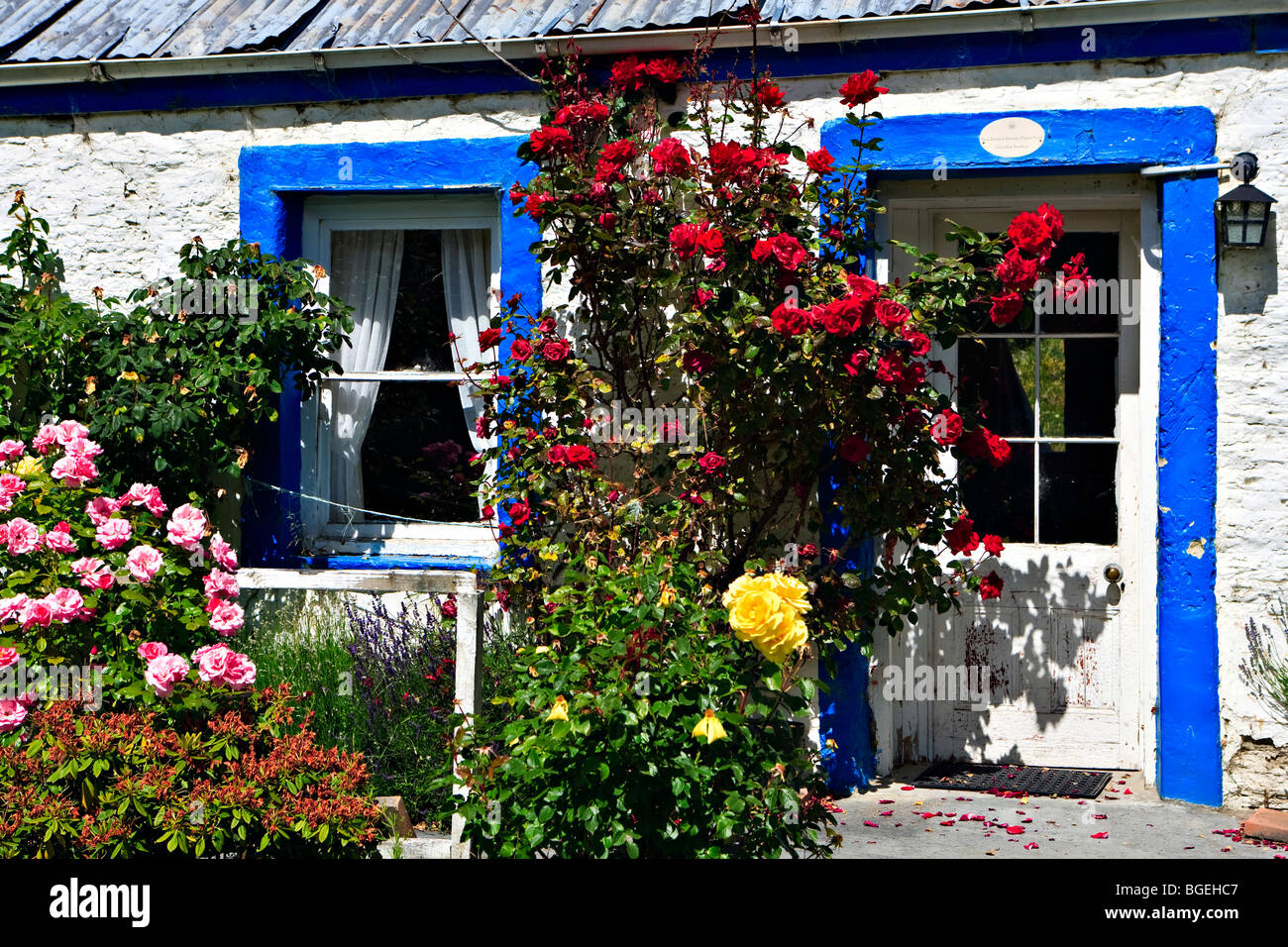 Dudleys Cottage, Arrowtown di Central Otago, South Island, in Nuova Zelanda. Foto Stock