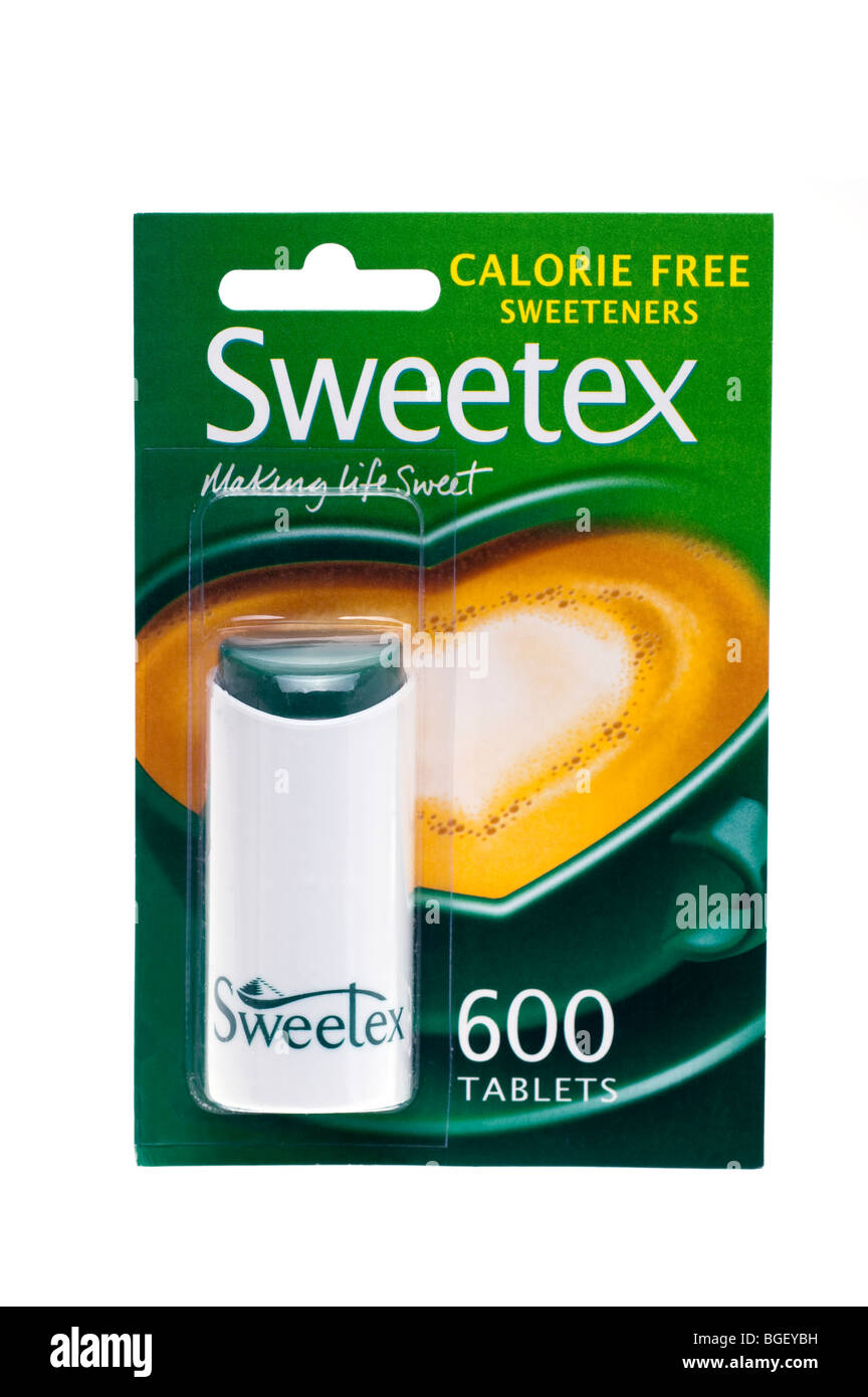 600 compresse sweetex calorie edulcoranti Foto Stock