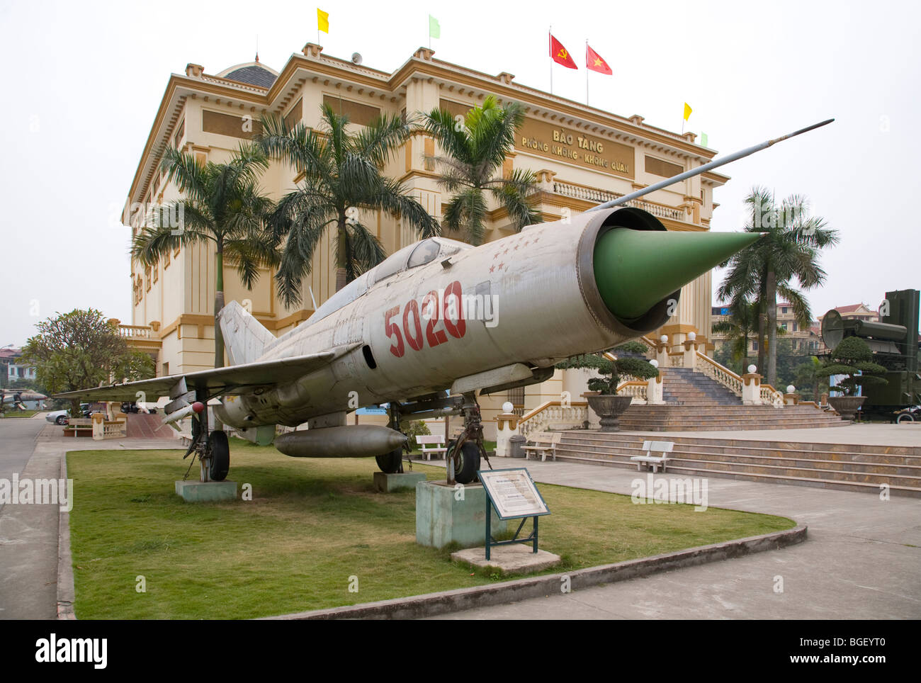 Display a Airforce Museum, Hanoi, Vietnam Foto Stock