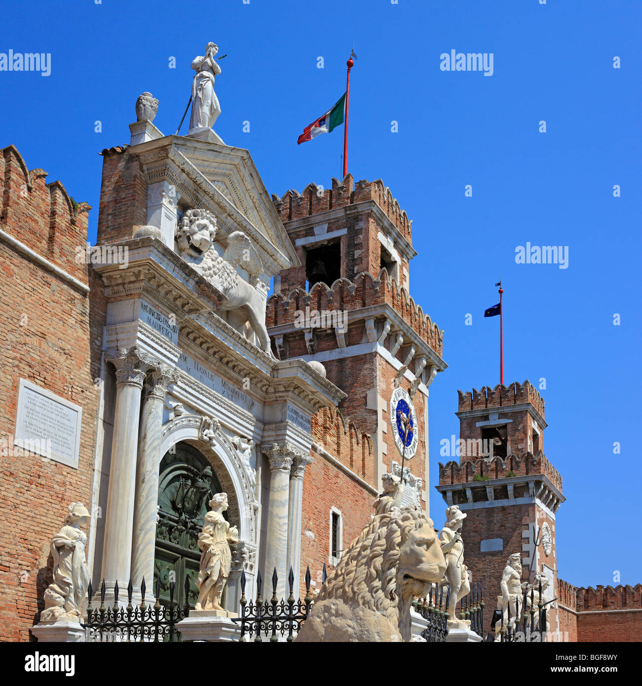 Arsenale veneziano (Arsenale di Venezia), Venezia, Veneto, Italia Foto Stock