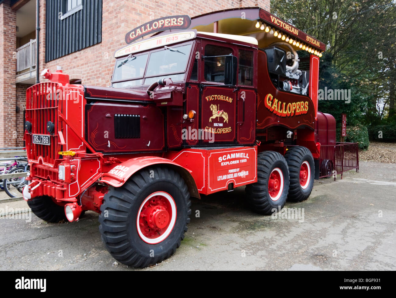 Fiera del carro, Tatton Park, vicino a Knutsford, Inghilterra, Autunno 2009 Foto Stock