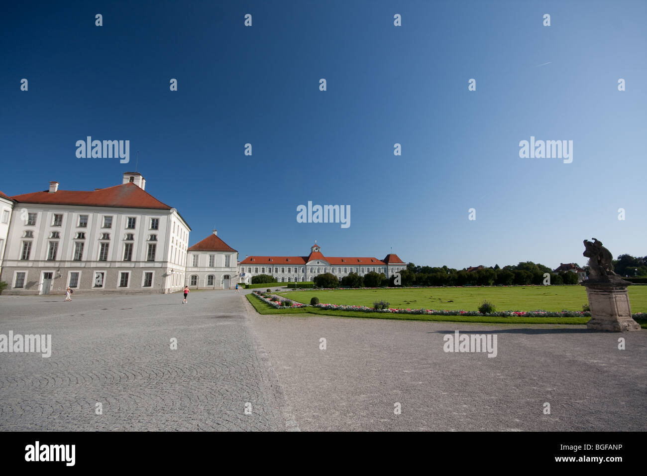 Il Palazzo di Nymphenburg (tedesco: Schloss Nymphenburg), ossia "Ninfa Castello dell', è un palazzo in stile barocco a Monaco di Baviera Foto Stock