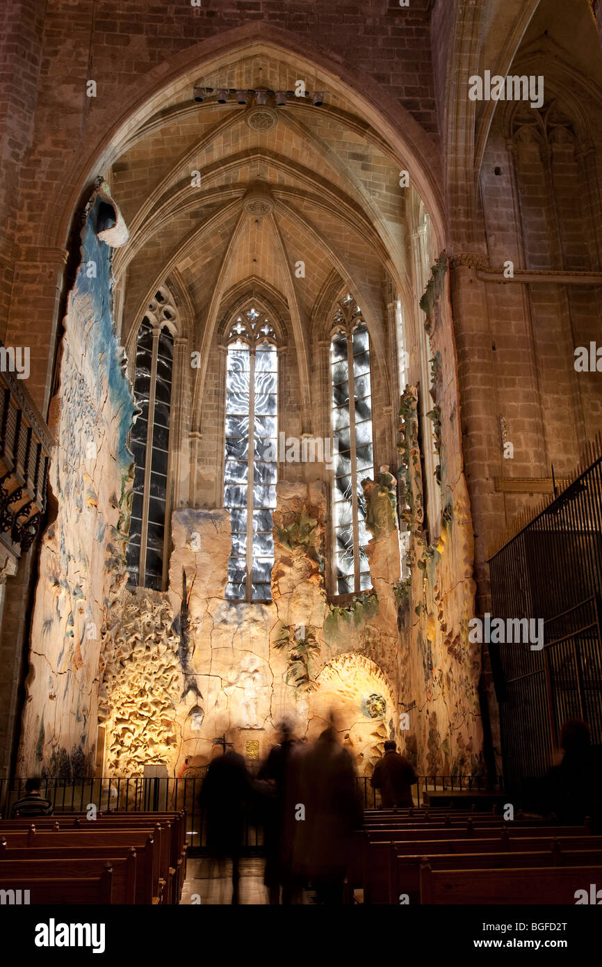 Cappella del Santissim ho Sant Pere, Cattedrale; Palma de Mallorca, Spagna Foto Stock