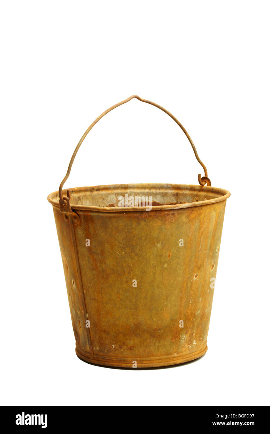 Rusty Bucket Foto Stock