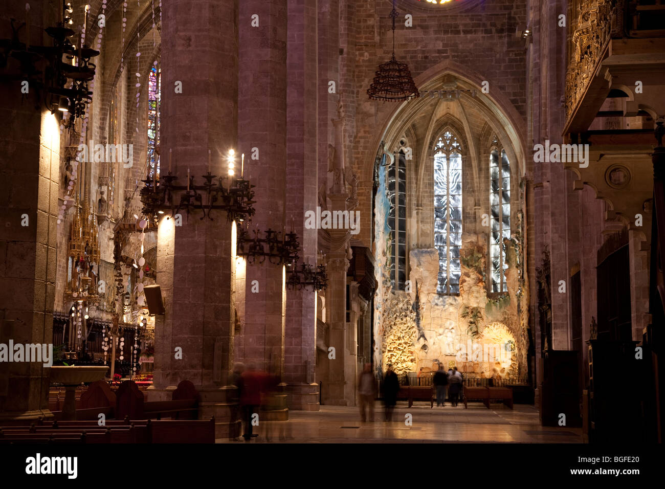 Cappella di Santissim ho Sant Pere dal Barcelo, Cattedrale, Palma di Mallorca, Spagna Foto Stock