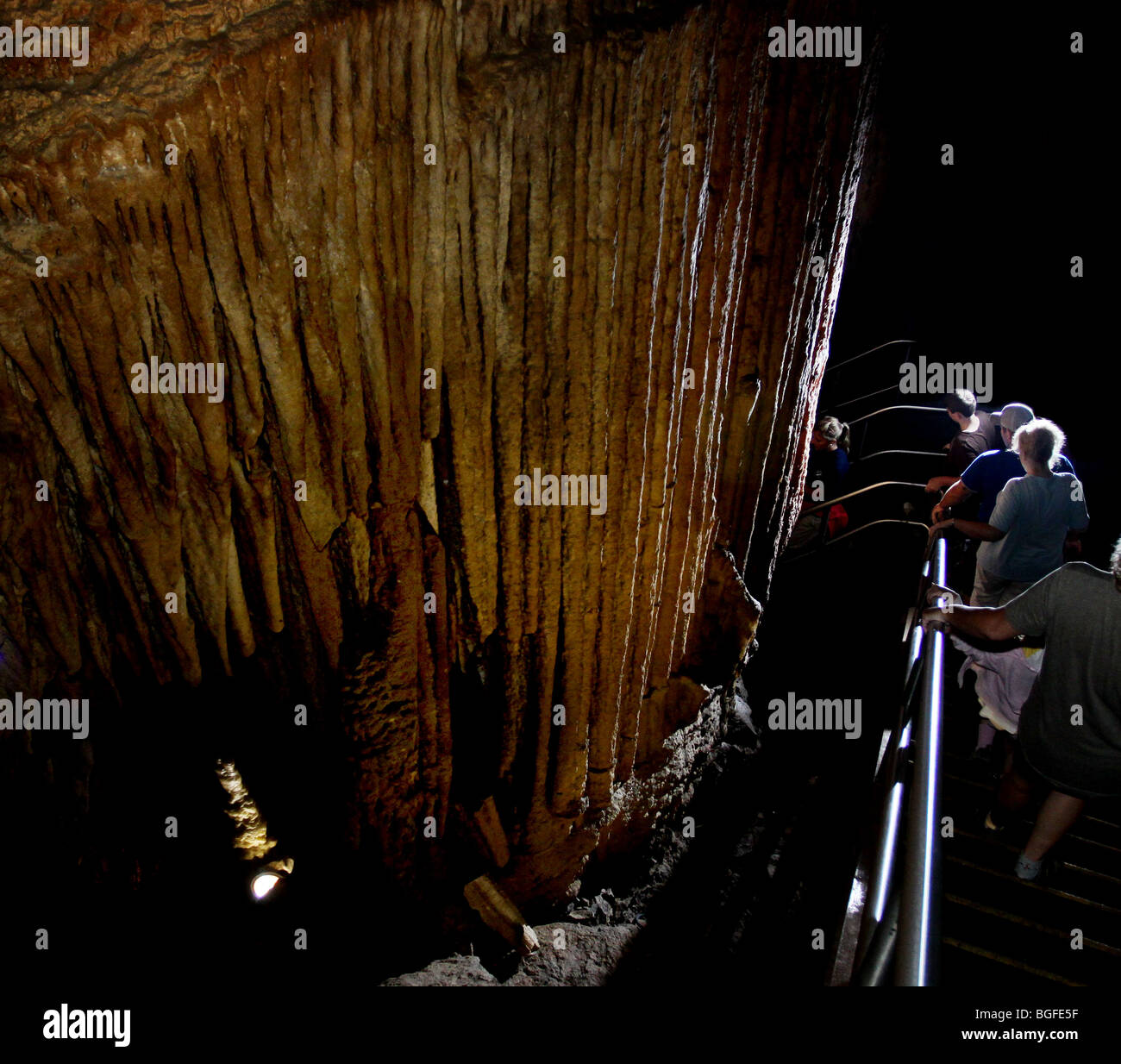 Il Parco nazionale di Mammoth Cave congelati Niagara Foto Stock