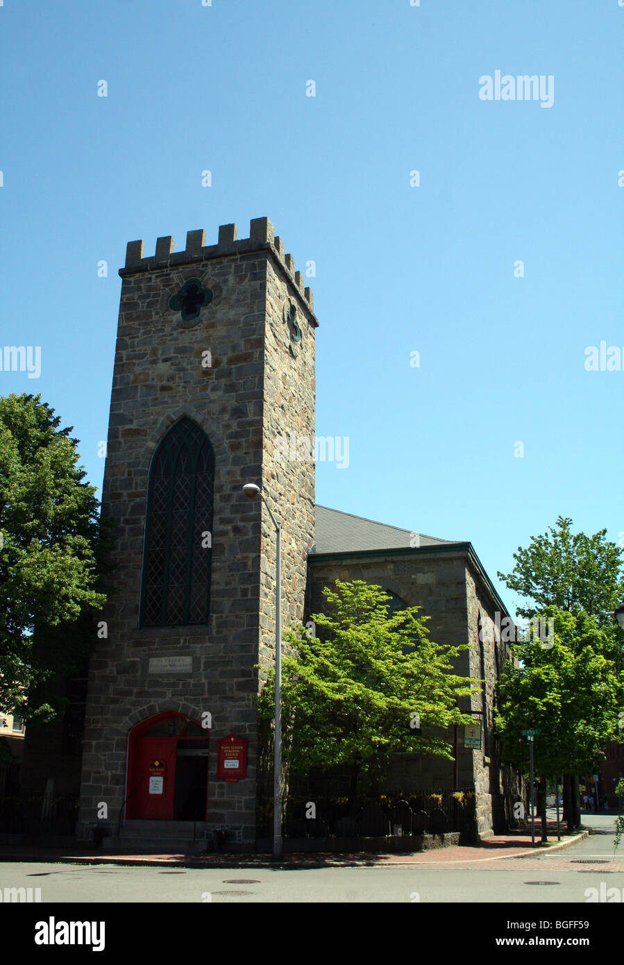La prima chiesa in Salem Foto Stock