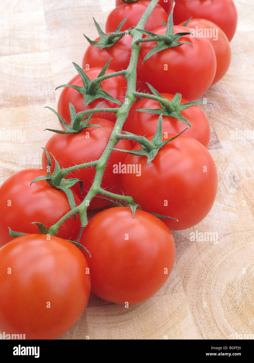 Pomodori di ciliegia Foto Stock