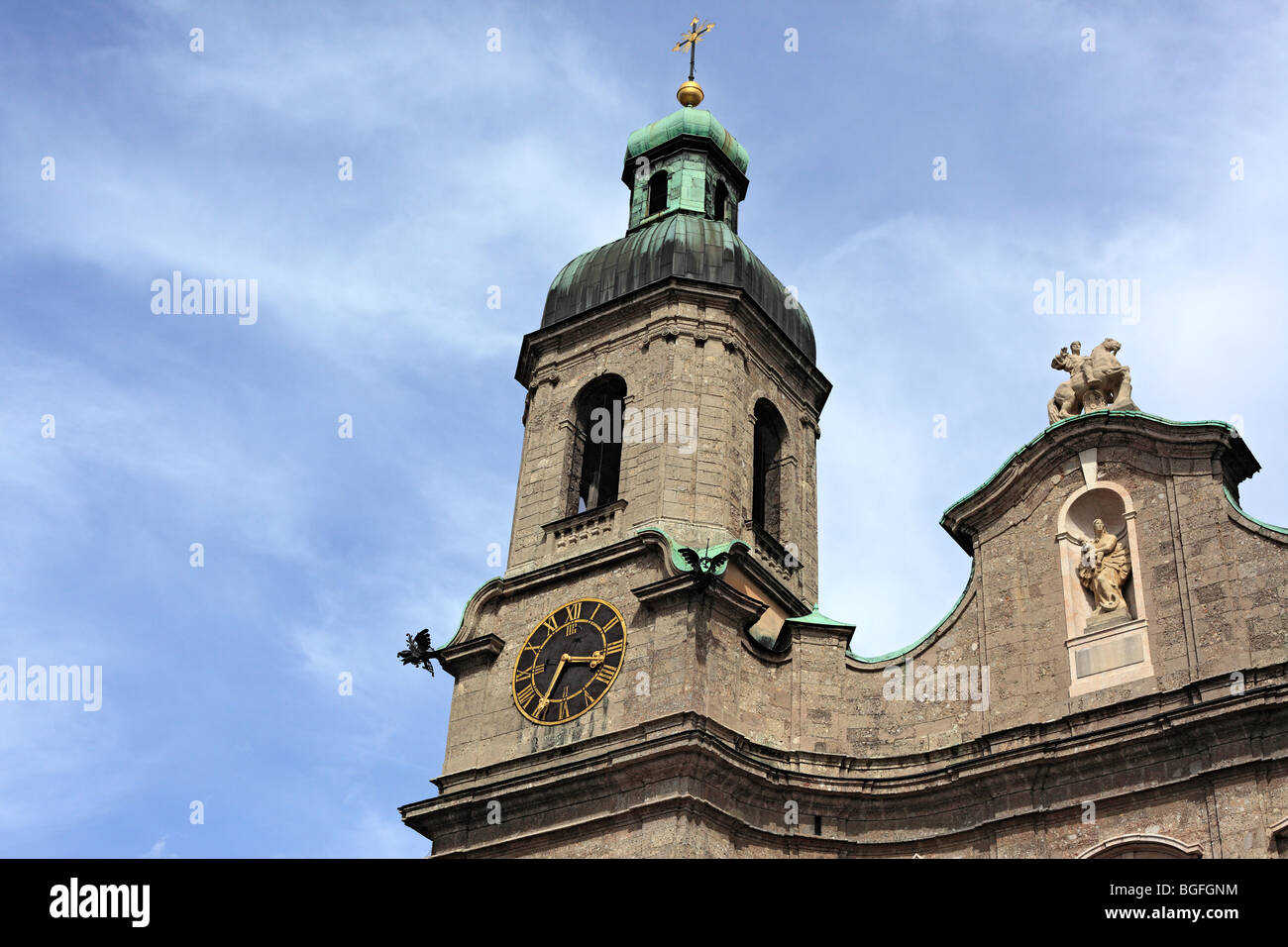 Dom zu St. Jakob (St. James Cathedral, Innsbruck, in Tirolo, Austria Foto Stock