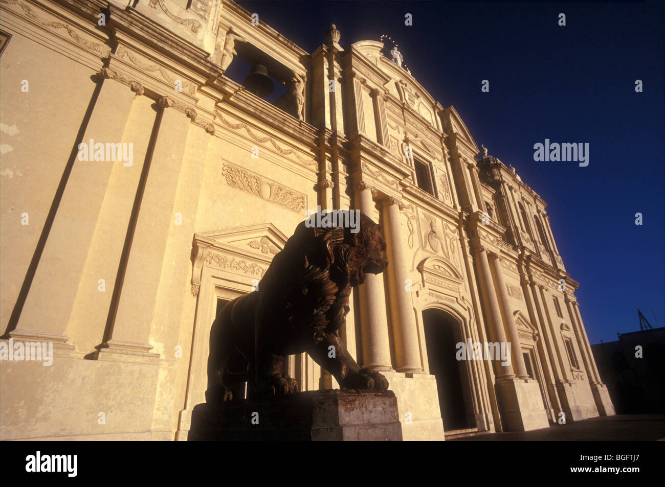 La Catedral de Leon cattedrale, Nicaragua. Questa è la più grande cattedrale in America centrale. Foto Stock
