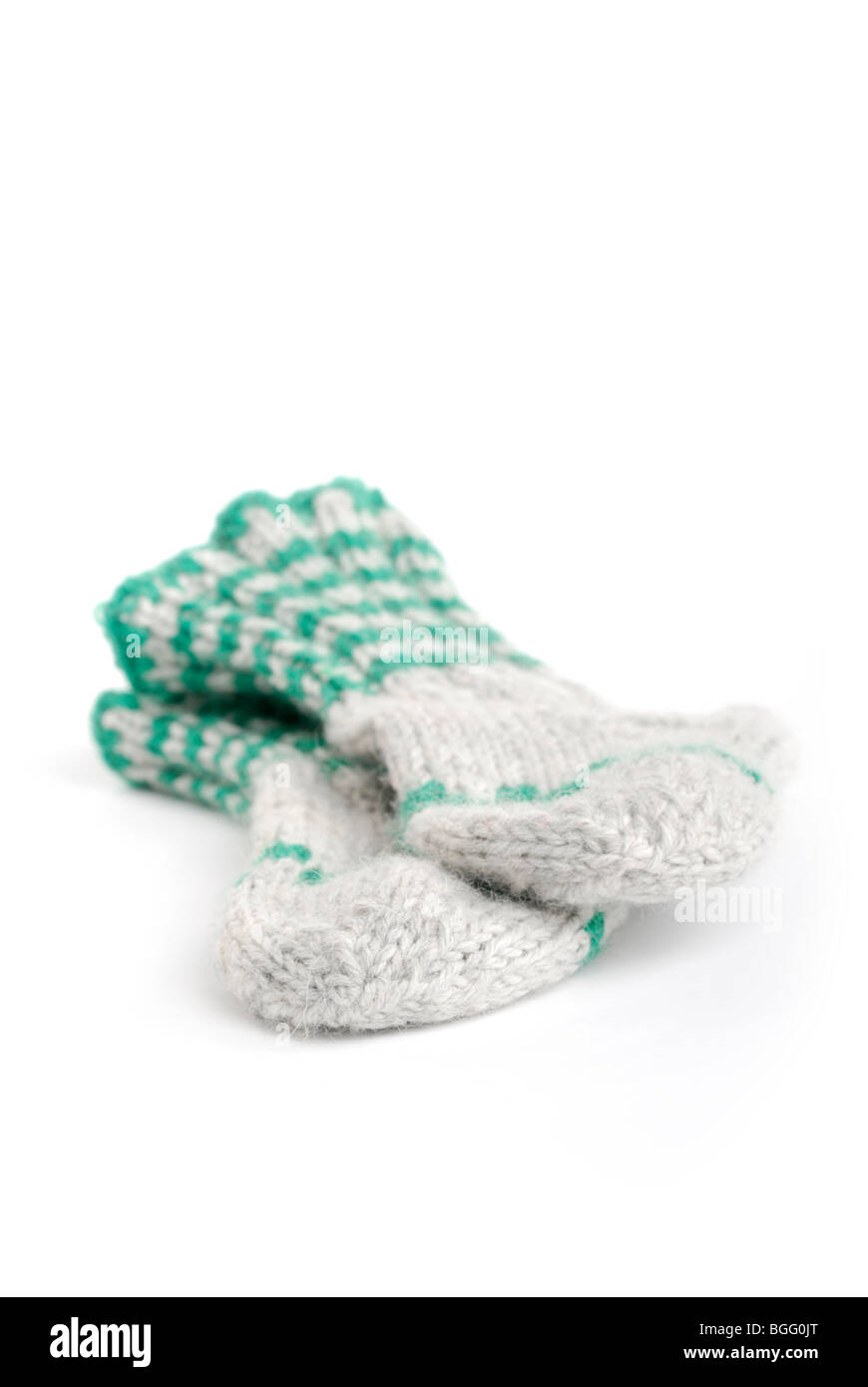 Maglia caldo calze di lana per neonati Foto Stock