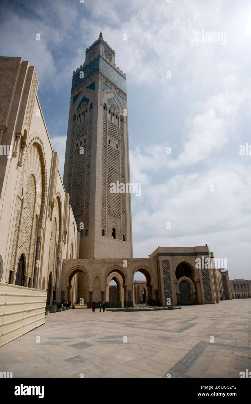 Moschea di Hassan II a Casablanca Foto Stock