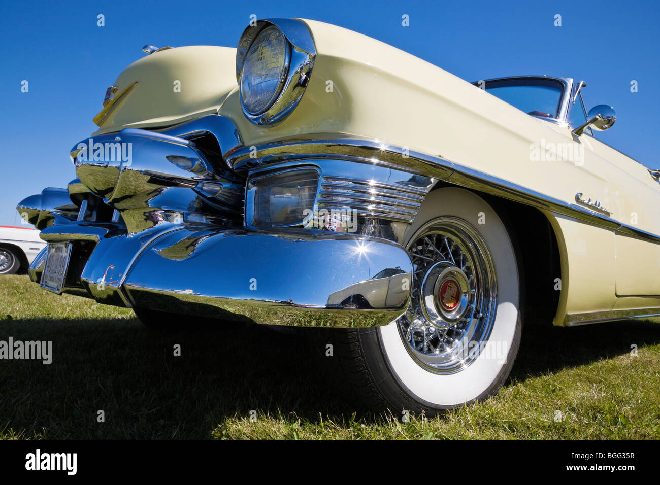 Una vecchia Cadillac dall'50s Foto Stock