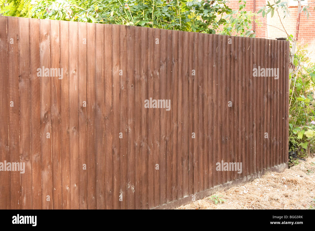 Legno e forniture di scherma Foto Stock