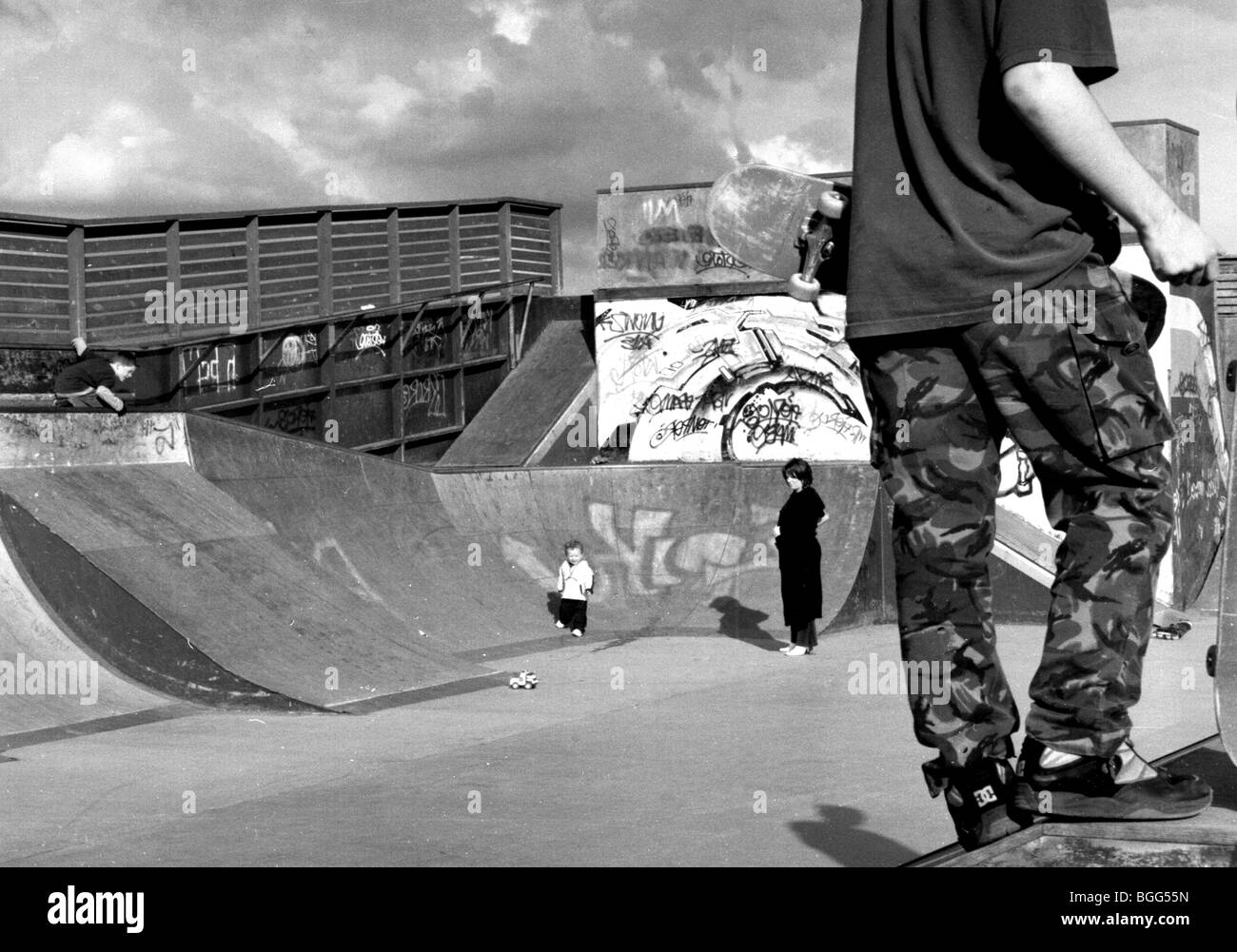 Skatepark Foto Stock