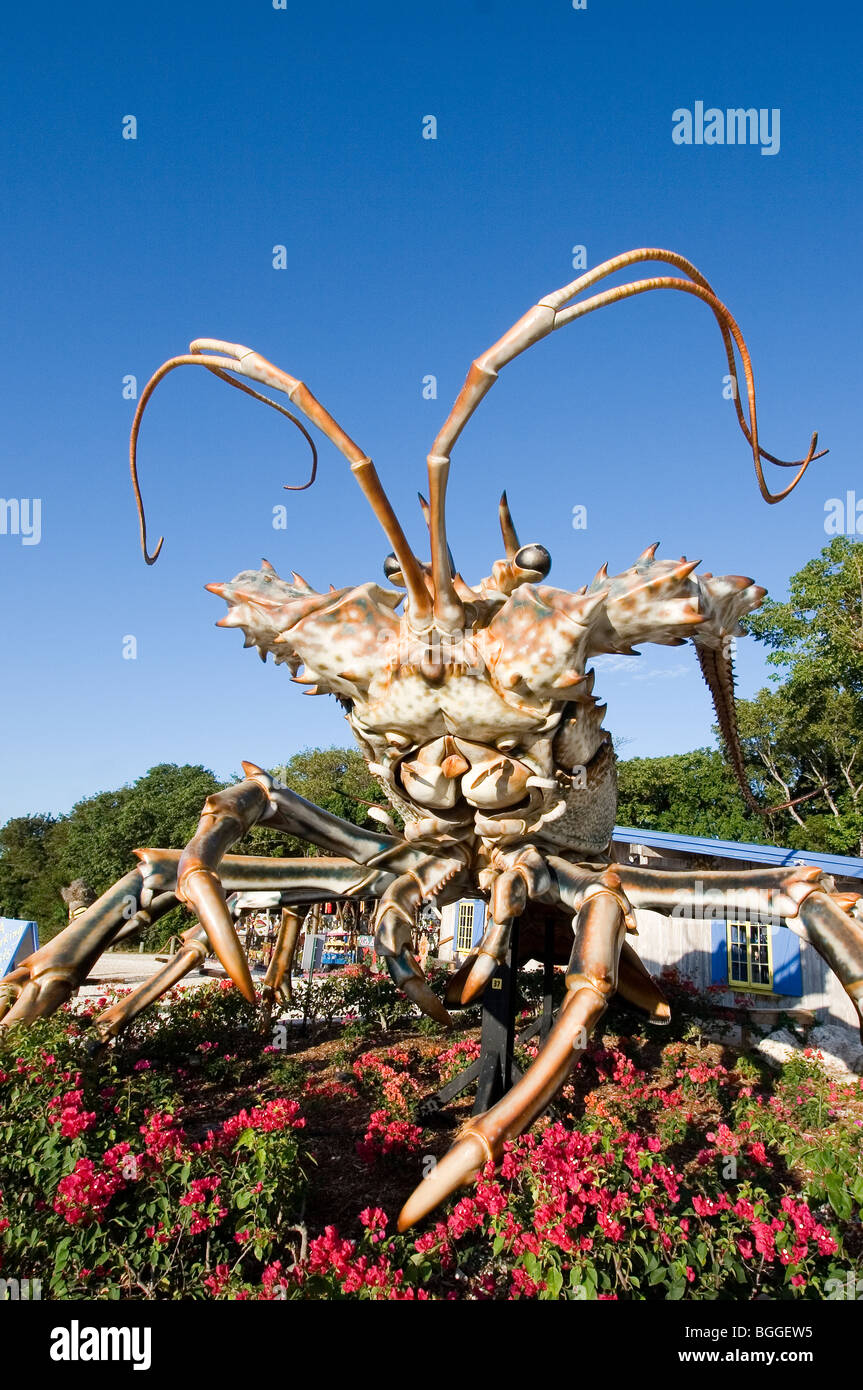 Aragosta gigante statua, Florida Keys Foto Stock