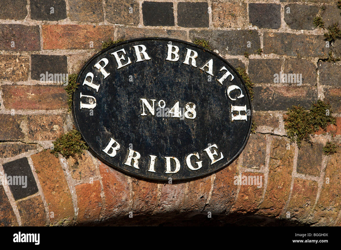 Serrature Bratch ponte superiore n. 48 Staffordshire e Worcestershire Canal Wombourne South Staffordshire England Regno Unito Foto Stock