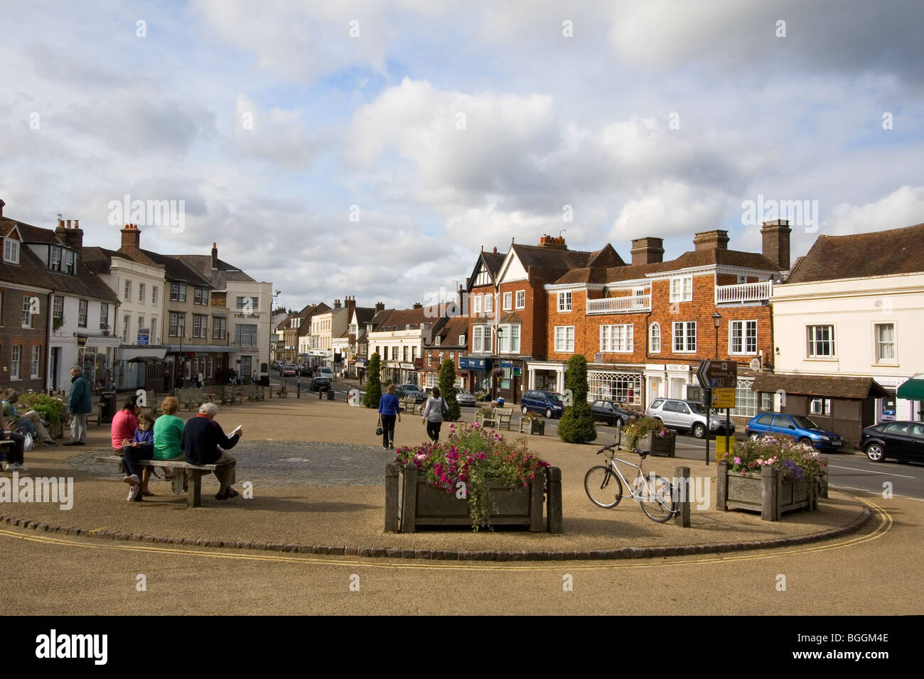 HIGH STREET BATTAGLIA EAST SUSSEX England Regno Unito Foto Stock