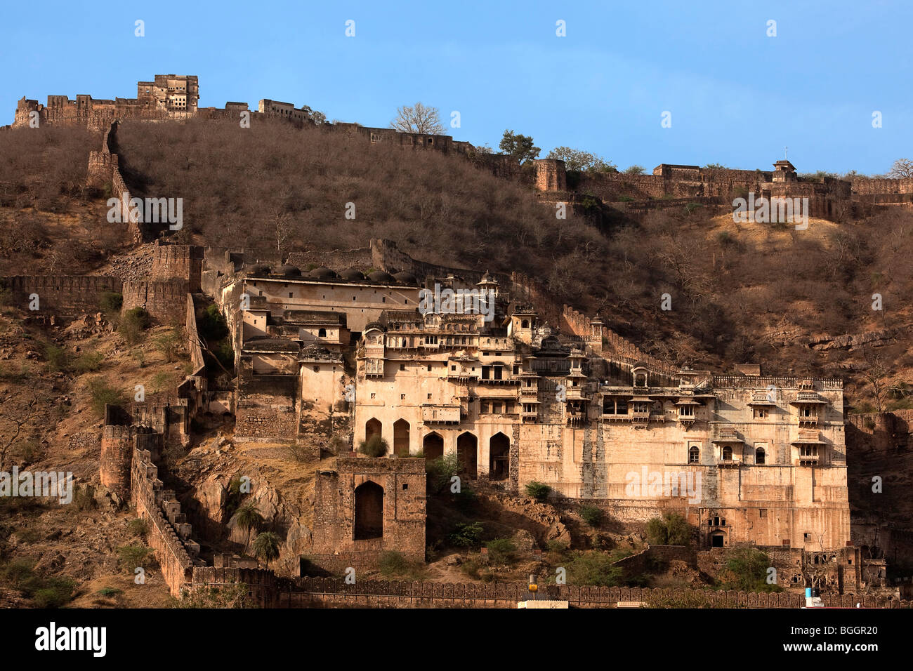 Taragarh fort di Bundi in Rajasthan in India Foto Stock