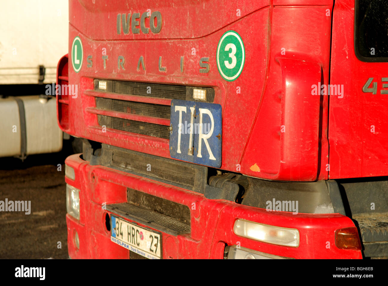 Autoarticolato. Foto Stock