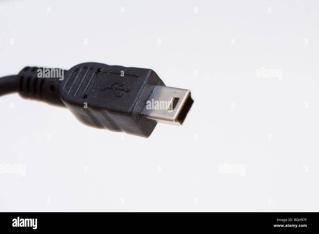 Connessione tramite cavo USB Foto Stock