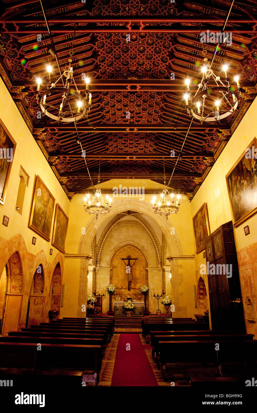 Chiesa Conventuale del Monastero di La Rabida in Palos de la Frontera, Huelva, Andalusia, Spagna Foto Stock
