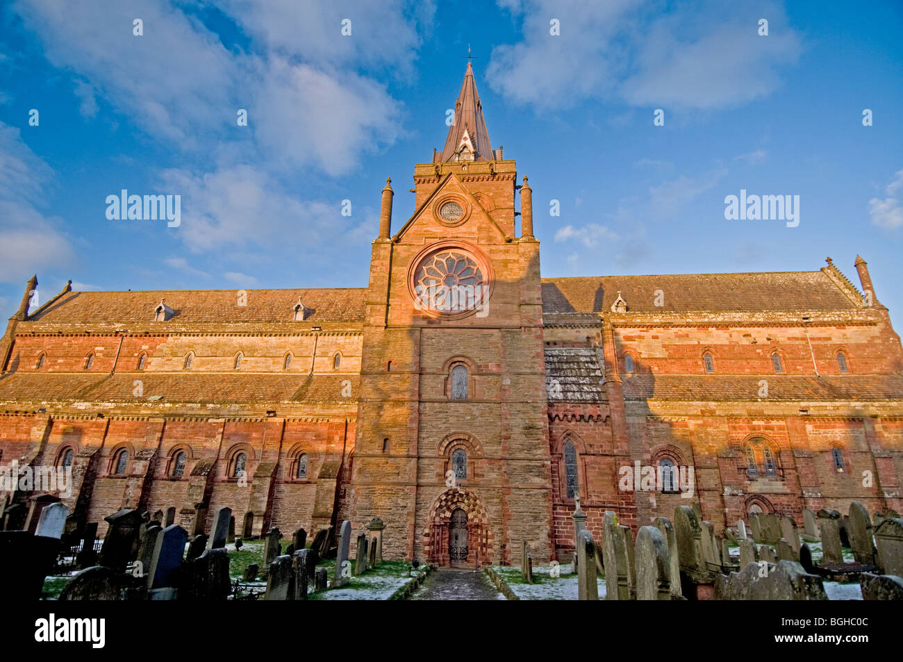 St Magnus Cathedral Kirkwall Orkney continentale. SCO 5810 Foto Stock