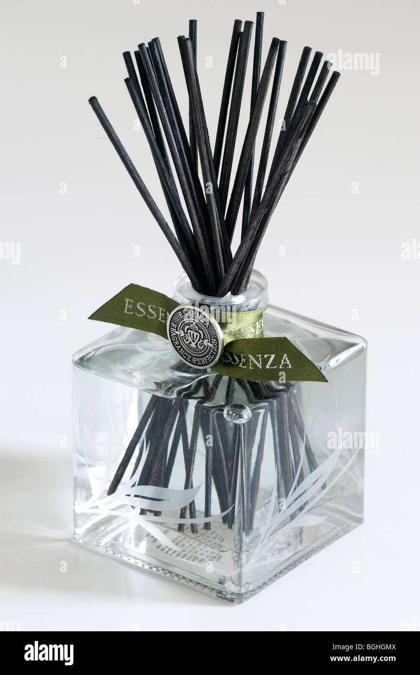 Essenza olio essenziale e reed fragrancer Foto Stock