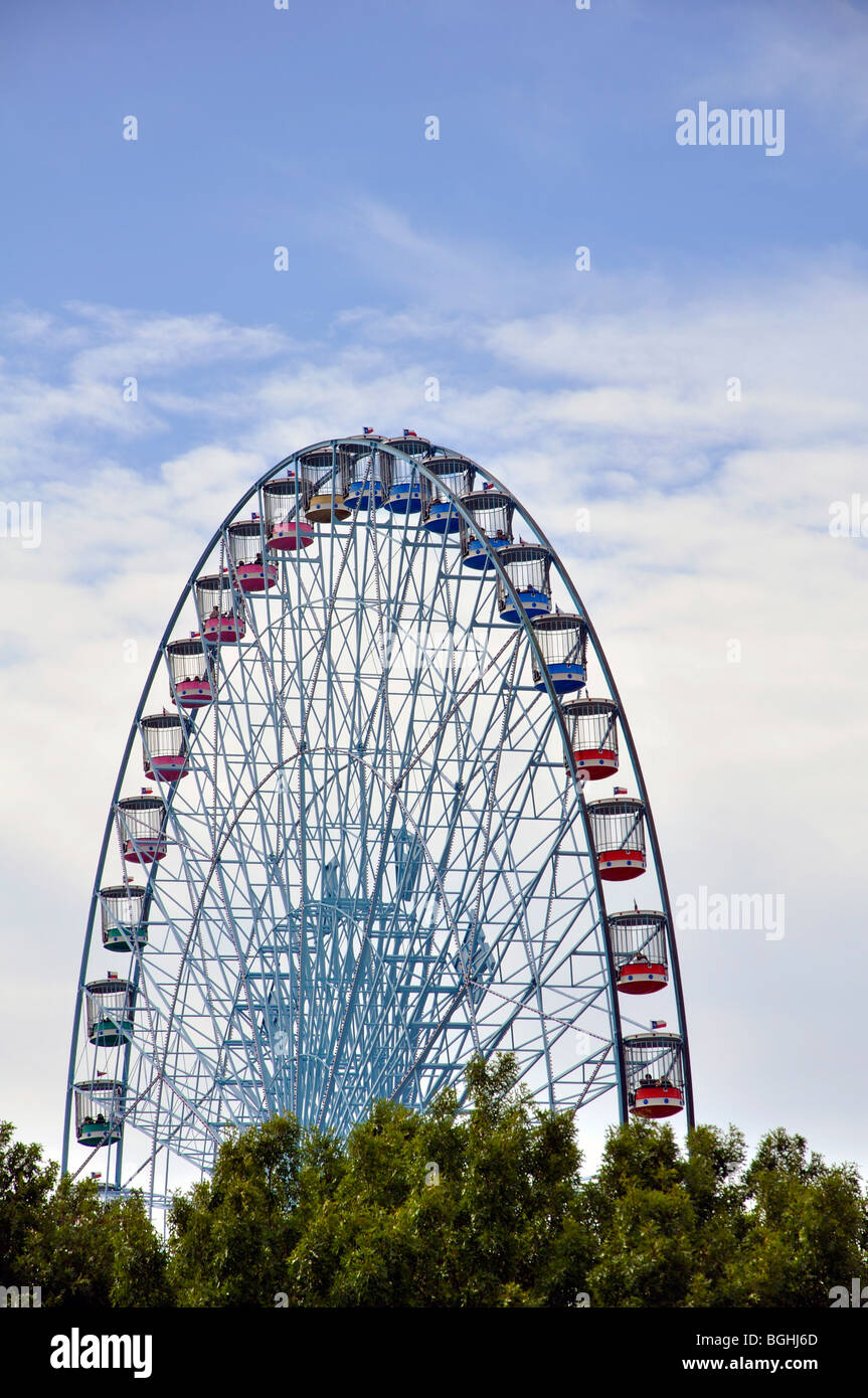 Dallas ruota panoramica Ferris (Texas) - la più grande ruota panoramica Ferris negli Stati Uniti Foto Stock