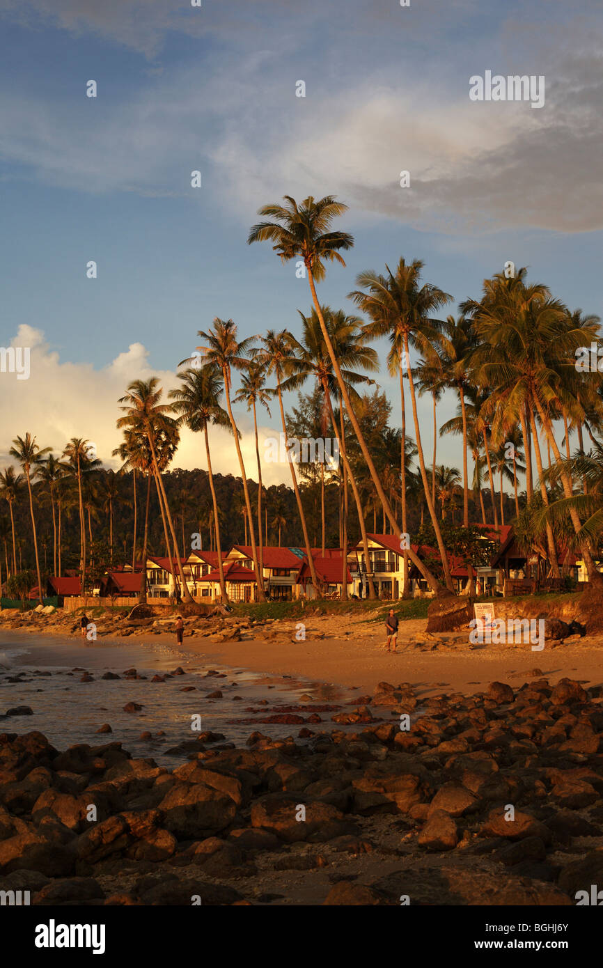 Phra Ae o a lungo sulla spiaggia di Ko Lanta in Thailandia meridionale Foto Stock