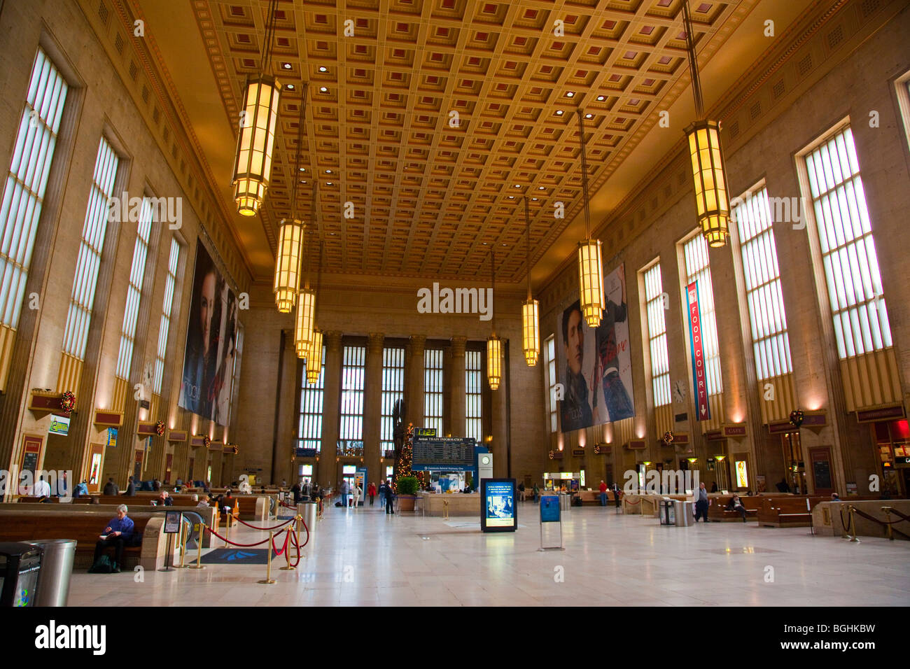 All'interno del trentesimo Street Station di Filadelfia in Pennsylvania Foto Stock