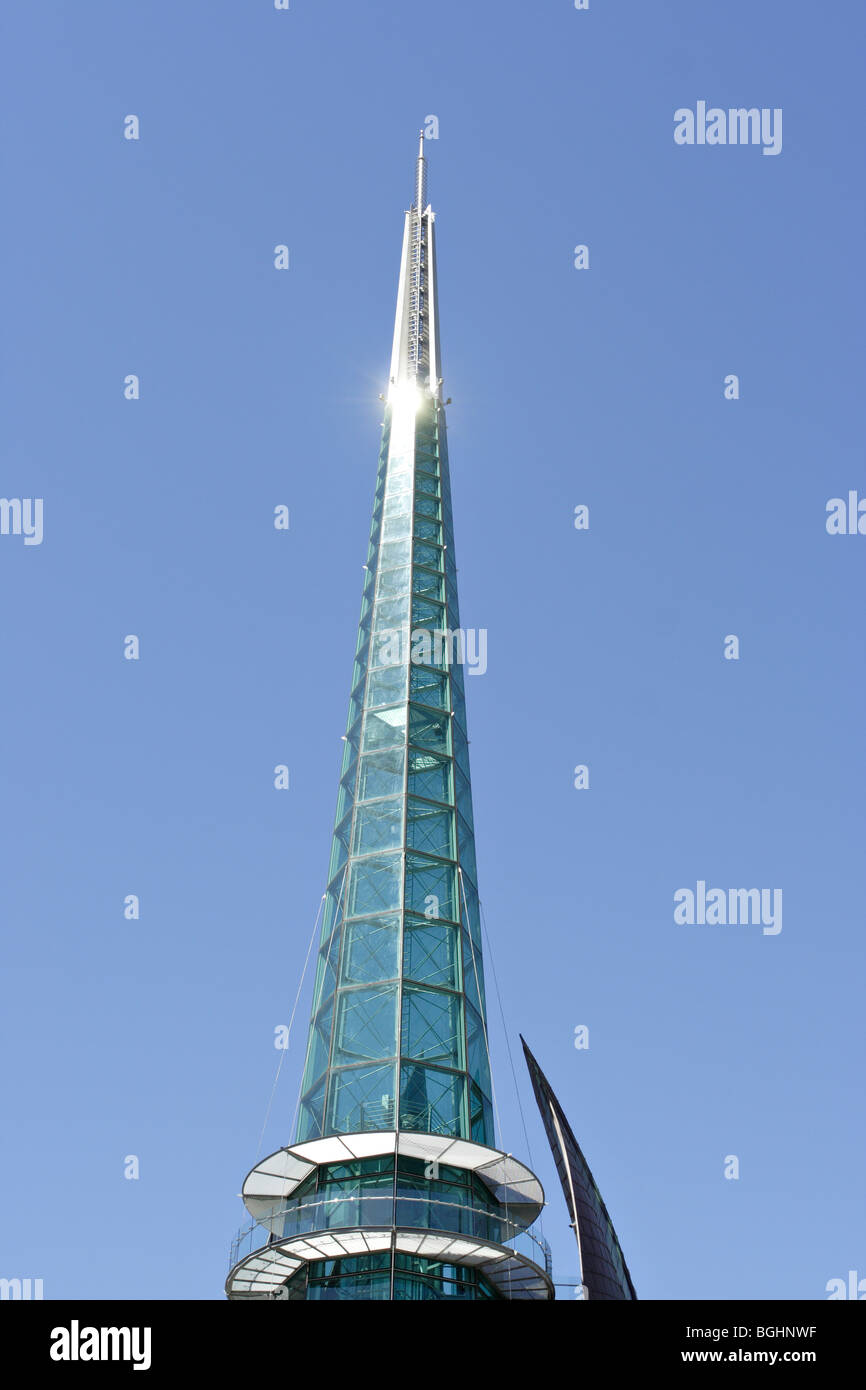 Parte superiore del campanile di Swan a Perth, Western Australia. Foto Stock
