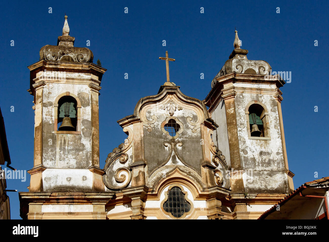 Nossa Senhora do Bonfin Chiesa; Ouro Preto, Brasile Foto Stock
