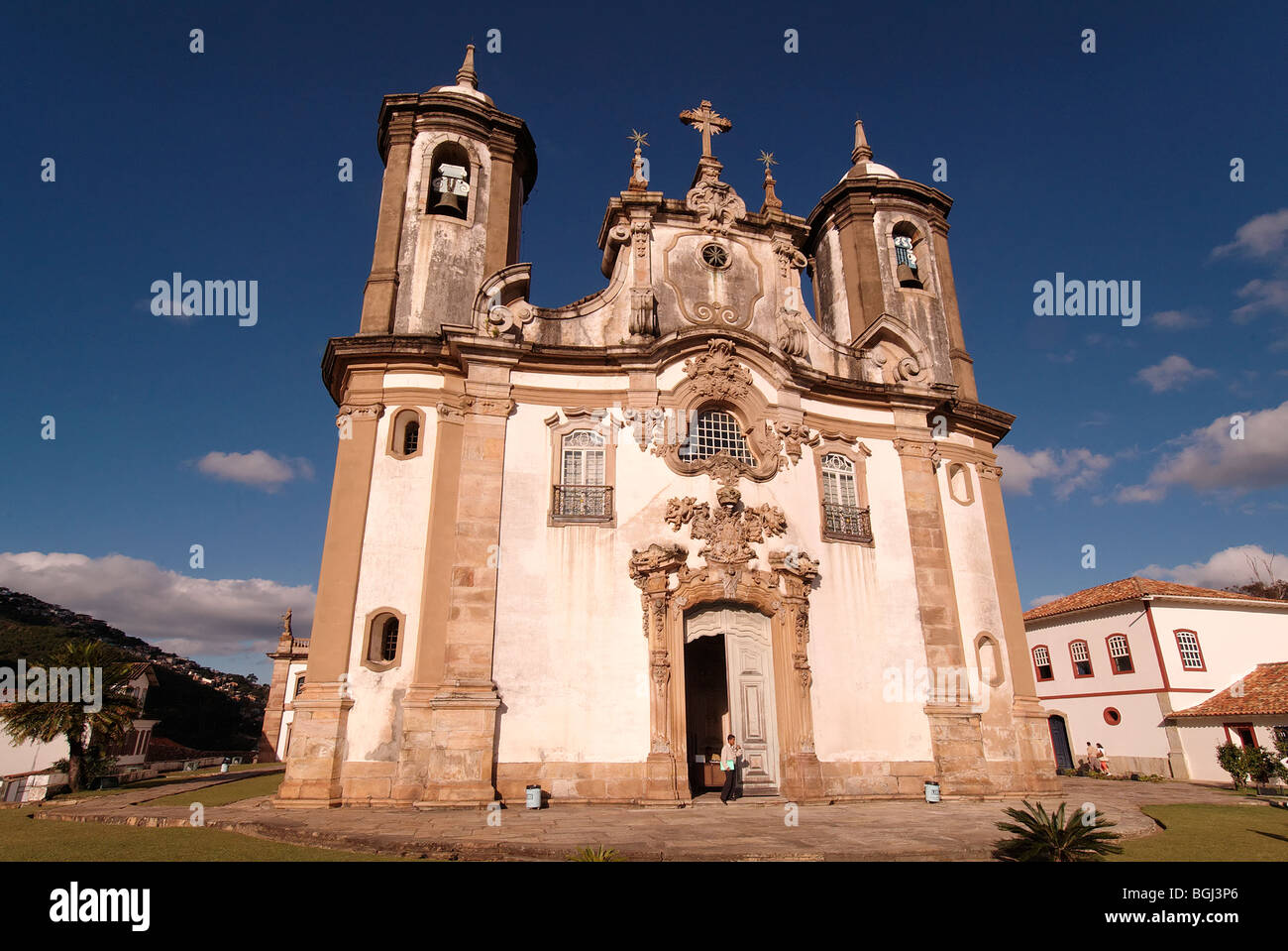 Nossa Senhora do Carmo Chiesa; Ouro Preto, Brasile Foto Stock