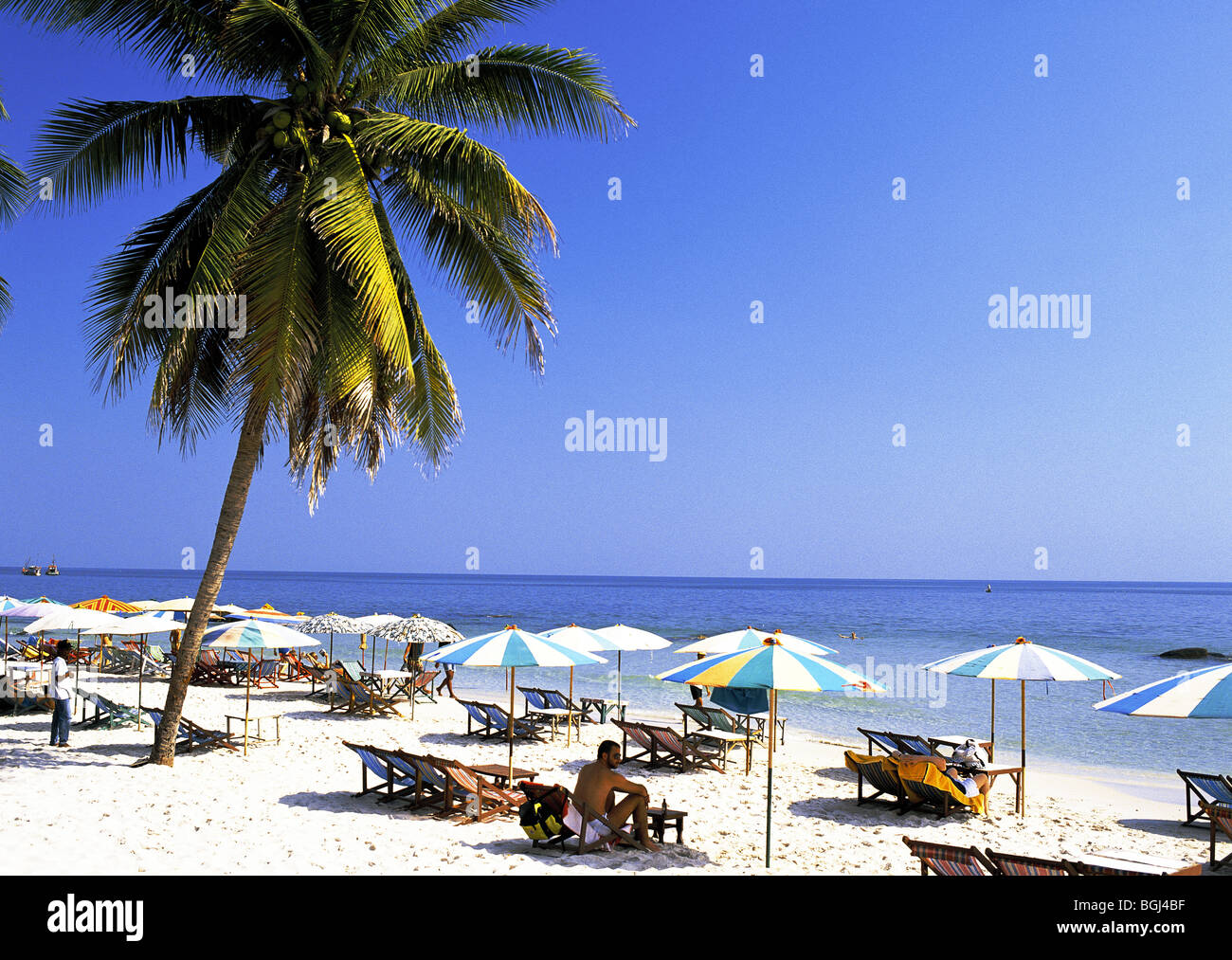 Spiaggia di Hua Hin Tailandia Foto Stock