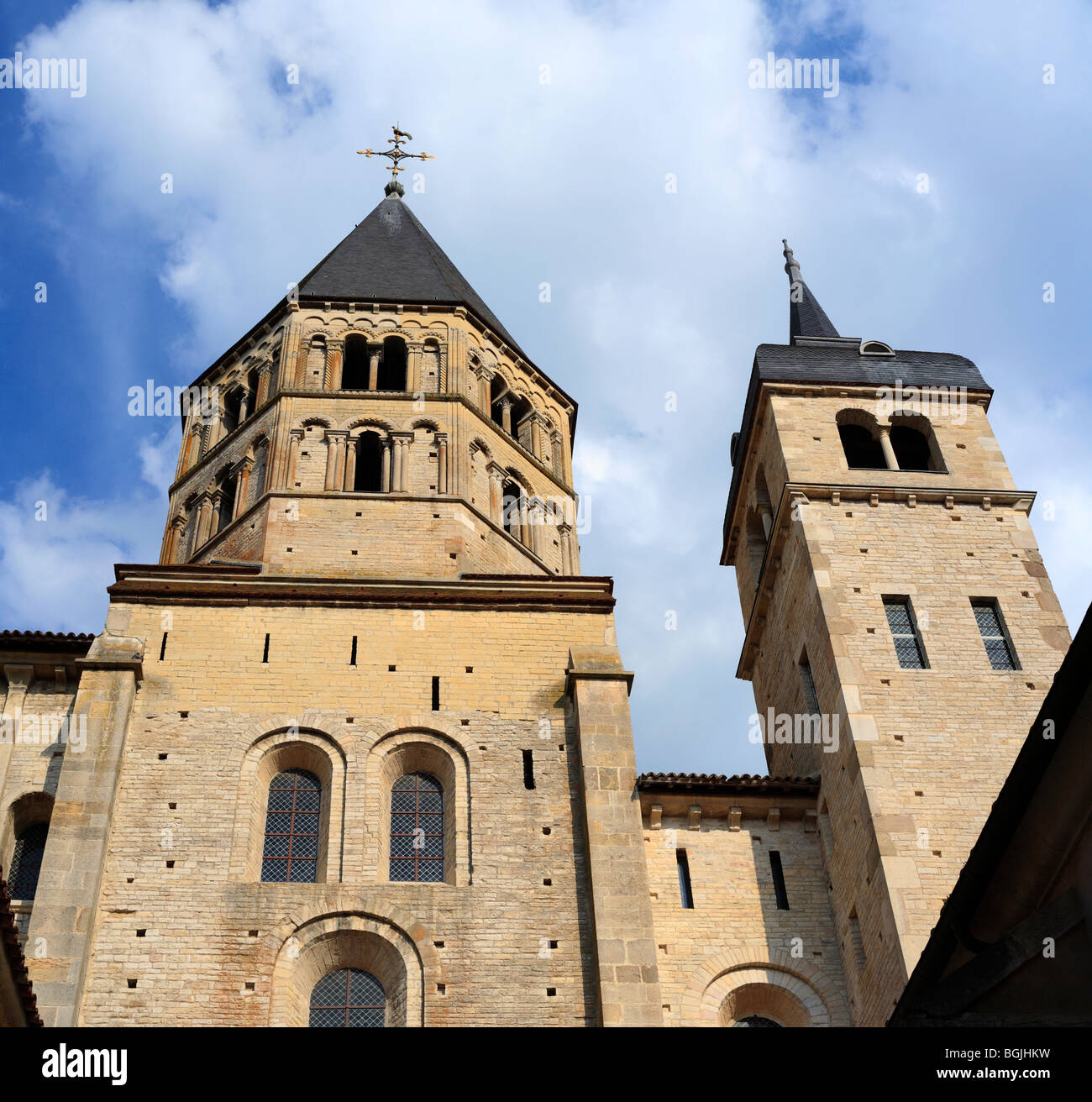 Benedettina Abbazia di Cluny (1088-1131), Borgogna, Francia Foto Stock