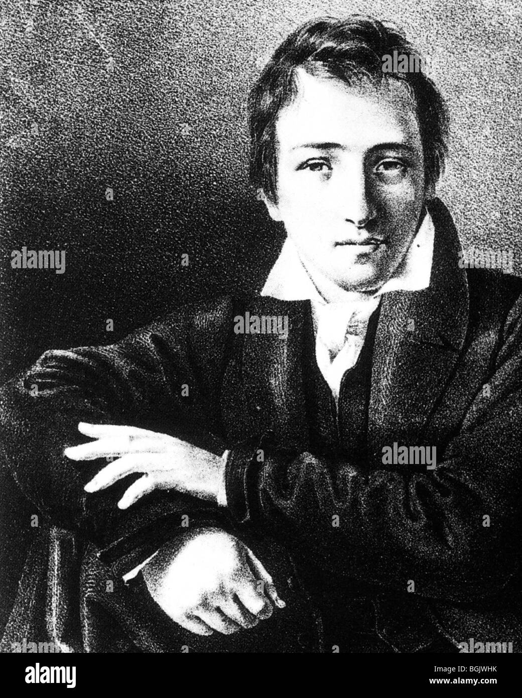 HEINRICH HEINE - poeta tedesco (1797-1856) Foto Stock