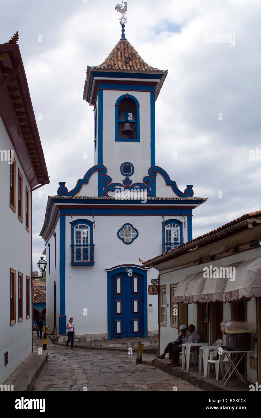 Igreja de Nossa Senhora do Amparo, chiesa, Diamantina, Brasile Foto Stock