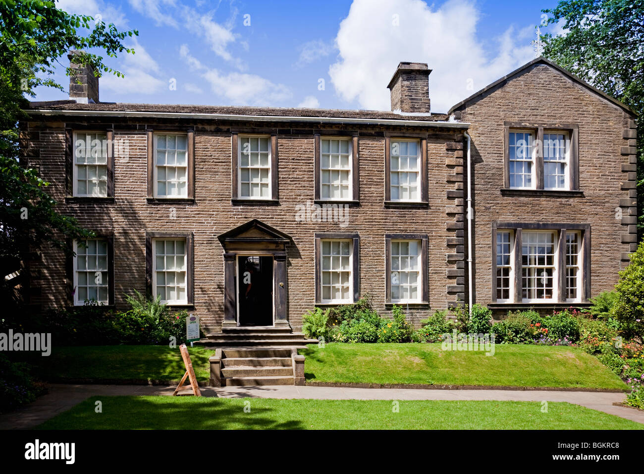 The Brontë Parsonage Museum, Haworth, West Yorkshire, Inghilterra, Regno Unito Foto Stock