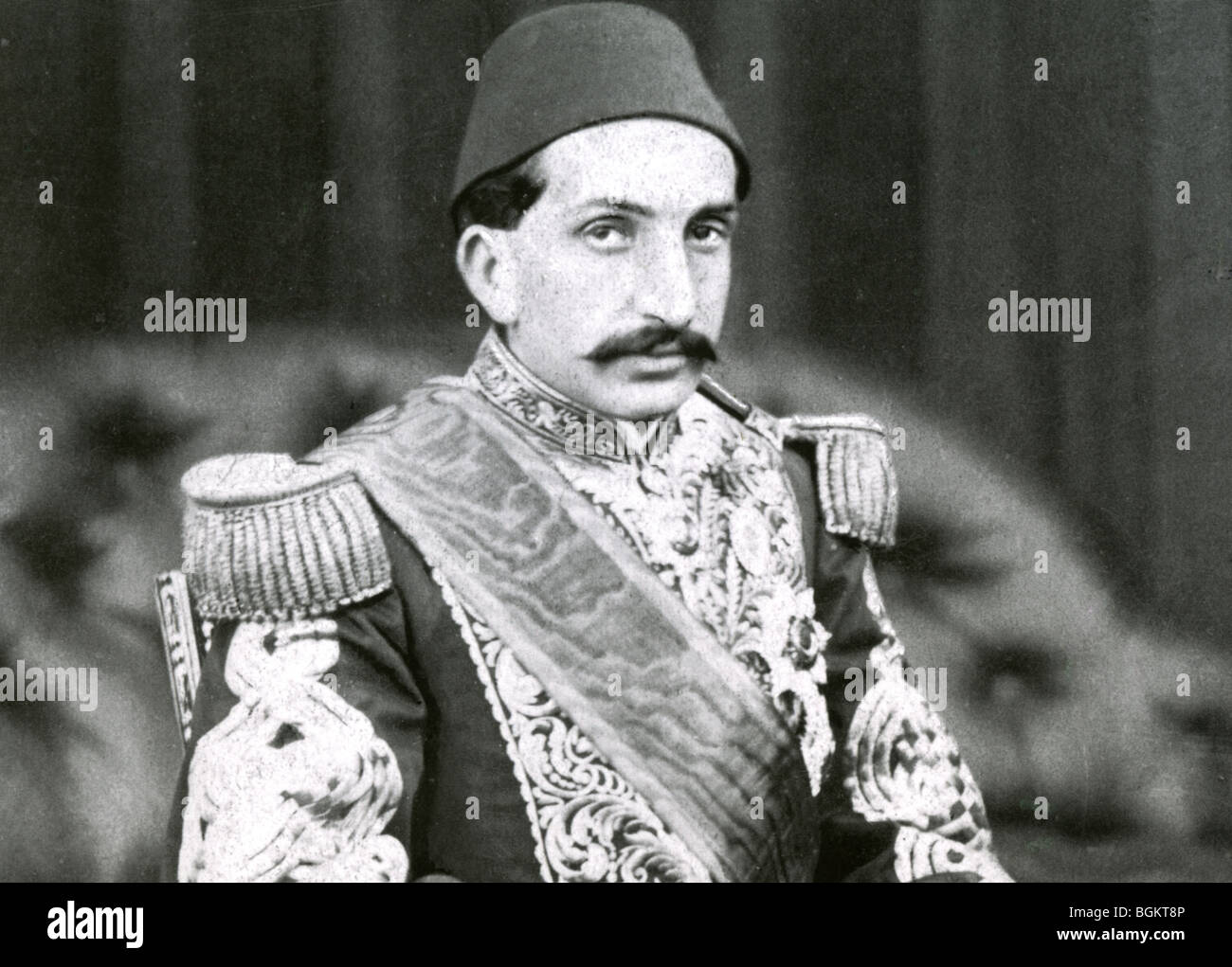 ABDUL HAMID II (1842-1918) 34th sultano dell'Impero Ottomano Foto Stock