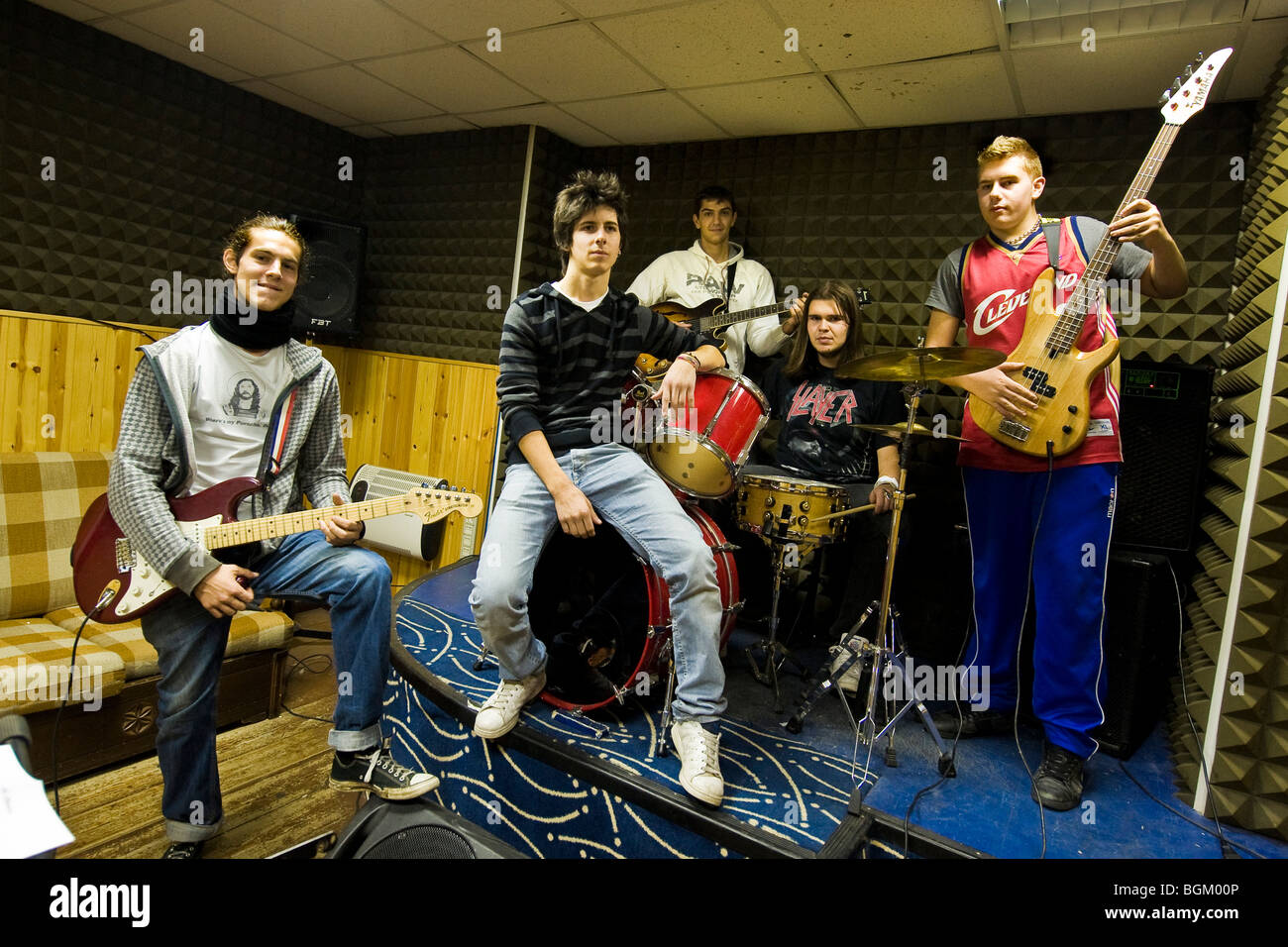 Il Monaks, banda italiana Foto Stock