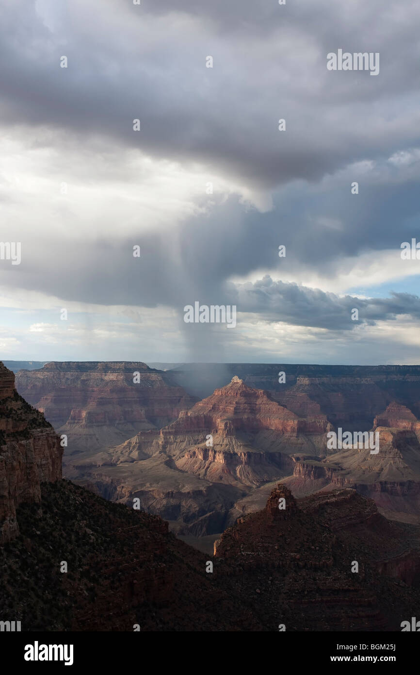 Fronte maltempo nel Grand Canyon National Park, Arizona, Stati Uniti Foto Stock