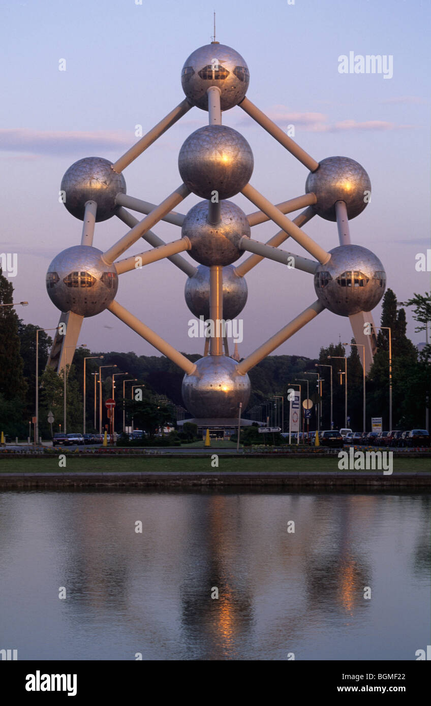 Atomium Brussels Belgio Foto Stock
