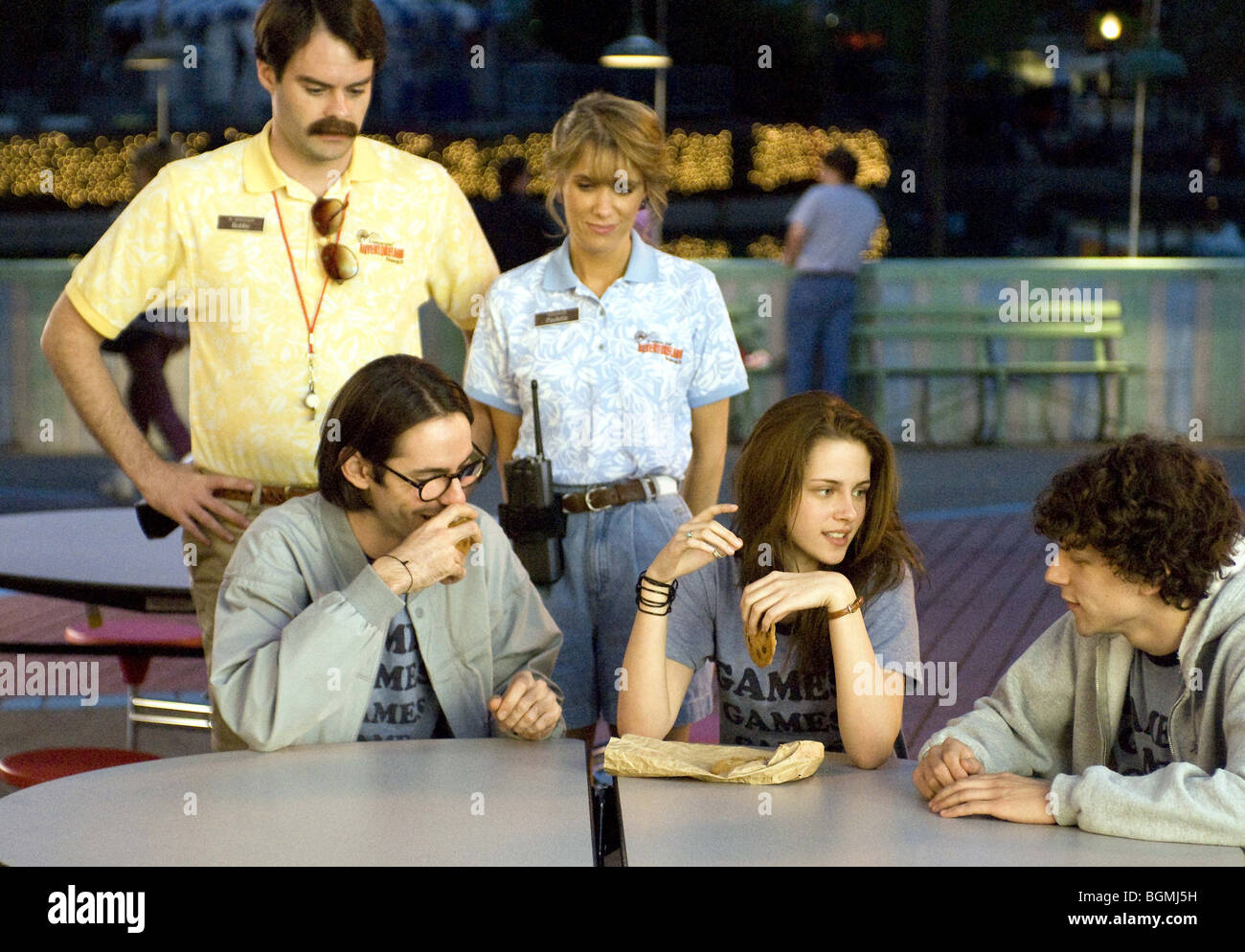 Adventureland Anno : 2009 Direttore : Greg Mottola Bill Hader, Kristen Wiig, Martin Starr, Kristen Stewart, Jesse Eisenberg Foto Stock