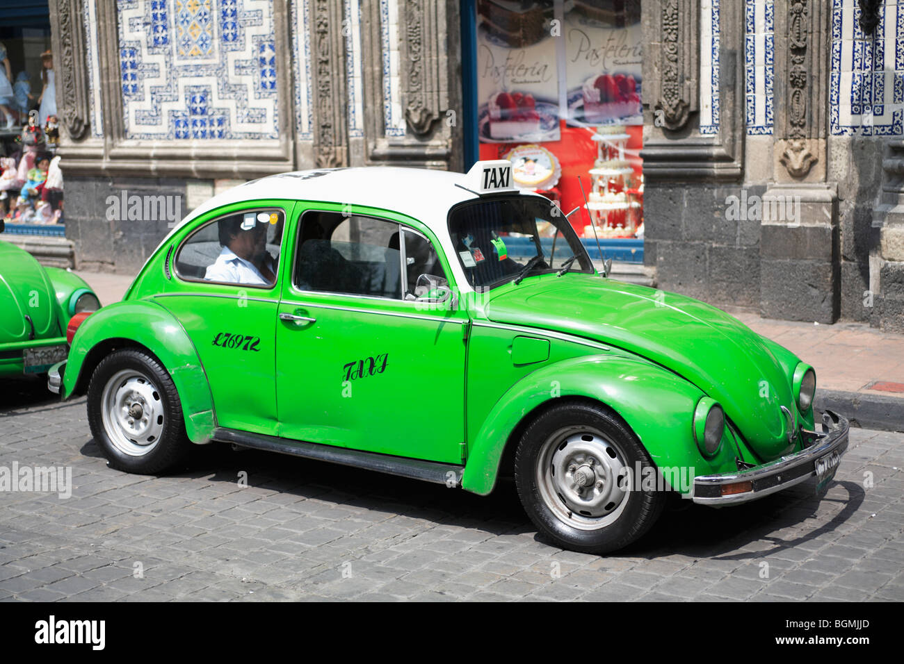 Volkswagen taxi, Città del Messico, Messico, America del Nord Foto Stock
